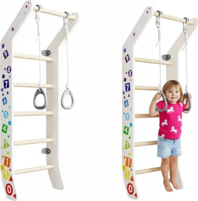 Produktbild von Mini Sprossenwand Gymnastikleiter aus Holz