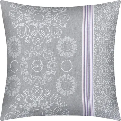 Zdjęcie produktu dla Poszewka bawełniana – 40 x 40 cm – szara, biała