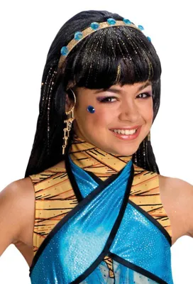 Produktbild von Kinder Perücken von Monster-High-Figuren - Cleo-De-Nile-Perücke - Einheitsgröße