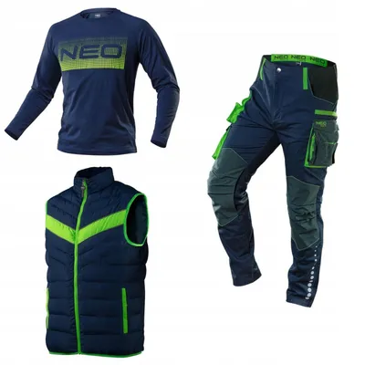 Produktbild von NEO TOOLS Herren Premium Arbeitshose oder Set mit Jacke Gr. XS-3XL / 3% Elasthan, modisches Design, Hose - Gr. M