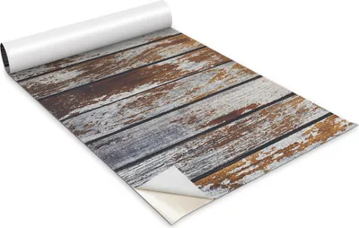Produktbild von Selbstklebende Möbelfolie - Dekorationsfolie - Tischmöbel - Zuschneidbar - Alte Beschädigte Bretter - 100 x 50 cm