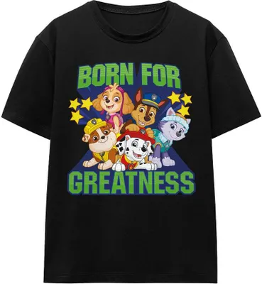 Produktbild von Paw Patrol - "Born For Greatness" T-Shirt für Herren/Damen Uni TV15872 (XXL) (Schwarz)