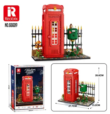 Produktbild von Telefonzelle Klemmbaustein Set 1707 Teile