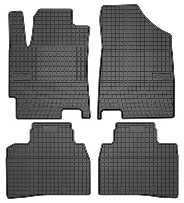 Image de Tapis de sol en caoutchouc pour JAC J7 Plus 2024- (liftback) – 4 pièces, noirs, sur mesure