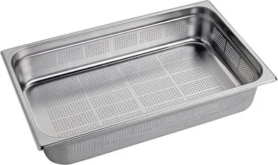 Produktbild von Gastro M Edelstahl Gn-Behälter 100Mm Gn1/1 Gelocht