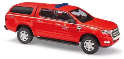 Immagine prodotto di Busch 52845 - 1/87 Ford Ranger / Hardtop, Vigili del fuoco di Münster - Nuovo