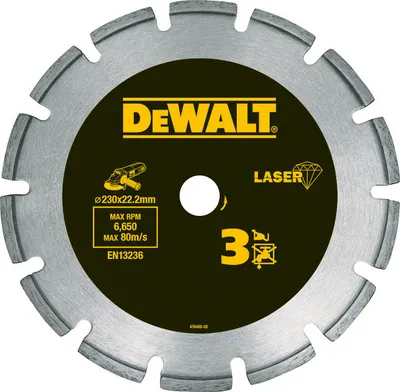 Produktbild von Lasergeschweißte Diamant-Trennscheibe DT3763