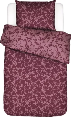 Produktbild von Essenza Flanell-Bettwäsche-Garnitur  Imara  Farbe Burgundy Größe 155x220+80x80