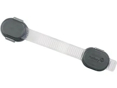 Obrázok produktu pre Safety 1st 3220660186952, Detský zámok na popruh, 1 kusov, Šedá, Priehľadná, Zásuvka