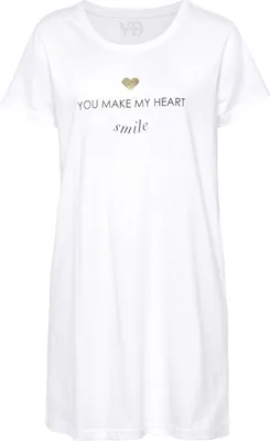Produktbild von Vivance Dreams Sleepshirt weiß Größe 40/42