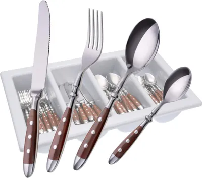 Produktbild von GRÄWE Besteckkasten, Serie Nürnberg braun 48-teilig