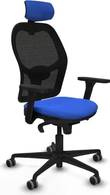 Image de Chaise de bureau avec appui-tête Jorquera Piqueras y Crespo 3D036G2 Bleu