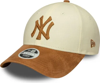 Obrázek produktu pro New Era 9Forty dámská kšiltovka - SUEDE New York Yankees beige