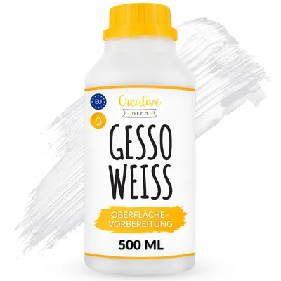 Productafbeelding van Creative Deco Wit Gesso Acryl Primer, 500 ml