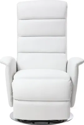 Produktbild von Miliboo - Relax-Sessel manuell verstellbar Weiß NELSON
