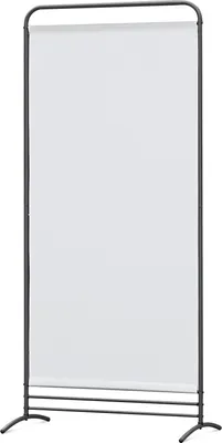 Produktbild von Angel Living Paravent 1 Teilig 81 x 180 cm Stoff Raumteiler Trennwand Balkon Sichtschutz Stellwand Natürlich
