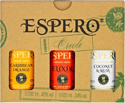 Produktbild von Espero Liqueur Creole Geschenkset 0,6 L
