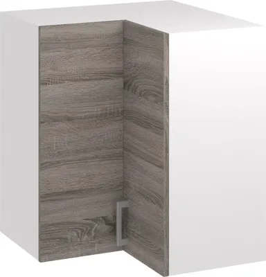 Produktbild von Roe Furniture | Küchenhängeschrank 65 cm - DunkelSonoma - Dunkelbraun - Eckküchenschrank - Küchenzeilen - Küchen Hängeschrank - Küche - WNPP