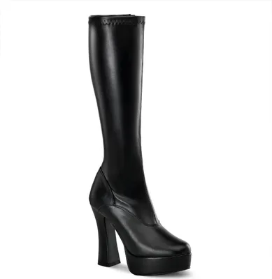 Produktbild von ELECTRA-2000Z Damen Boots von Pleaser, Schwarz Matt , EU 46, US 16