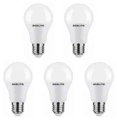 Produktbild von Asalite LED-Lampe A60 E27 12W 1200lm 6500K 220-240V 5 Stück