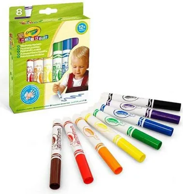 Productafbeelding van Crayola Mini viltstiften voor kinderen, 8 stuks, 1 set