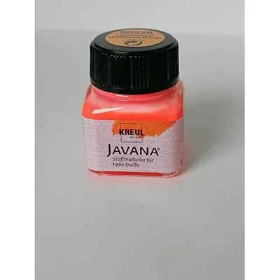 Immagine prodotto di KREUL Javana - Colore per tessuti per tessuti chiari, arancione brillante, 20 ml