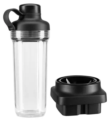 Zdjęcie produktu dla KitchenAid 5KSB2030PJB, Słoik miksera, Czarny, Przezroczysty, 0,5 l, 5KSB4026, 5KSB1325, 1 szt., 114,3 mm
