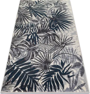 Produktbild von Teppich HEOS 78561 creme / blau URWALD Blau 120x170 cm