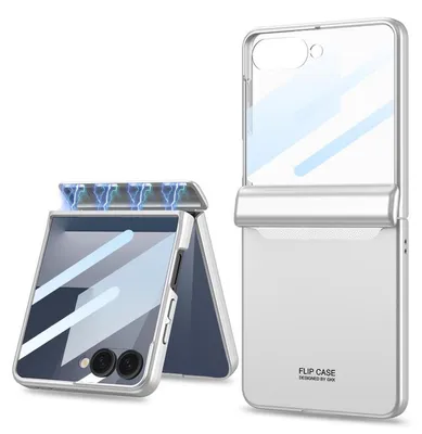 Produktbild von Handyhülle für Samsung Galaxy Z Flip7 integrierter Displayschutz Magnetisch
