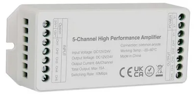 Immagine prodotto di V-TAC VT-2435 Amplificatore per Strip LED 5 Canali RGB 12V - 24V sku 2914