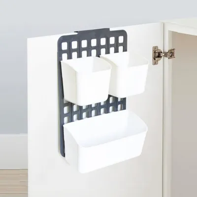 Immagine prodotto di Borsa portaoggetti da appendere, organizer, plastica, bianco