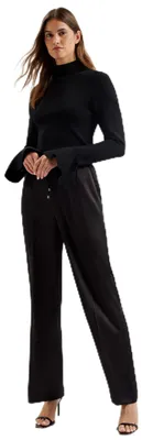 Produktbild von Ted Baker Damen WMT-UMAIBO-Satin Wide Leg Jogger Klassische Hose, Black, 34