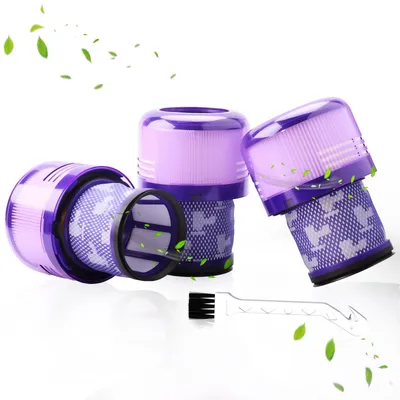 Ersatzfilter-Set für Dyson V11, 3 Stück, waschbar, HEPA, inkl. Reinigungsbürste