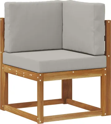 Produktbild von vidaXL Outdoor Ecksofa Massivholz Akazie