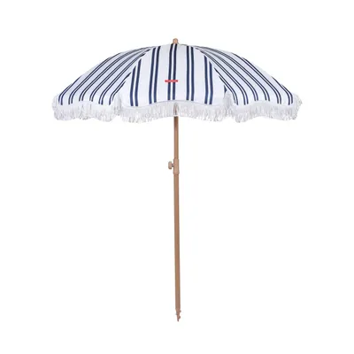 Produktbild von Sonnenschirm Strand Polyester 210x180cm Blau