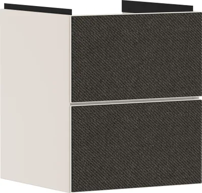 Image de hansgrohe Xevolos E Meuble sous-lavabo, 2 tiroirs, SoftClose, 480x475x555mm, pour lave-mains, 54173660