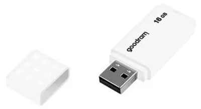 Obrázok produktu pre Goodram UME2, 16 GB, USB Typ-A, 2.0, 20 MB/s, Čiapky, Biela