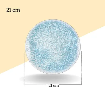Zdjęcie produktu dla Talerz Wilmax 21 cm, wielokolorowy, porcelanowy WL-671603/A