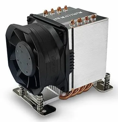 Zdjęcie produktu dla Dynatron A55, Chłodnica powietrza, 8 cm, 2400 RPM, 8000 RPM, Czarny, Szary