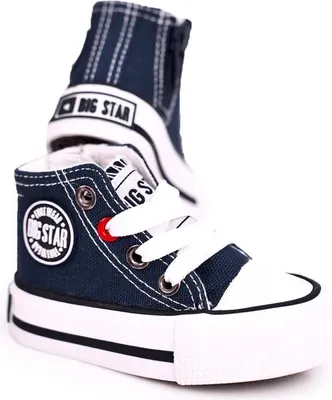 Produktbild von Kinder High Sneakers mit Reißverschluss BIG STAR HH374189 Marineblau 17