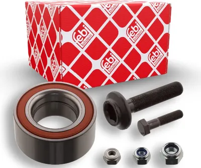 Produktbild von FEBI BILSTEIN Radlagersatz Vorne Links Vorne Rechts für AUDI 80 Limousine (8C2, B4) Schrägkugellager 82mm 17550