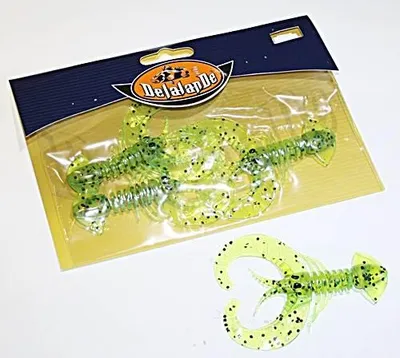 Produktbild von Delalande Crazy Craw 9cm chartreuse pepper 4 Stück