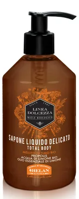 Productafbeelding van Helan Linea Dolcezza – Vloeibare zeep voor handen en lichaam, milde reiniging voor de