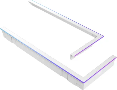 Obrázek produktu pro ASUS TUF GAMING GT502 Horizon ARGB Lighting Kit White, Sada pro vylepšení světla RGB, Bílá, Vícebarevný, 20000 h, 3 pin ARGB, 5 V