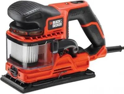 Produktbild von Black & Decker KA330EKA, Schwingschleifer, Rot, 5000 RPM, 13000 RPM, 2 mm, 1 mm