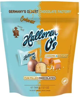 Produktbild von Halloren O's Caramel & Sea Salt 144g