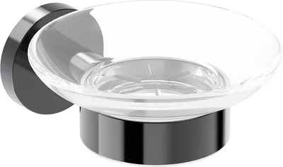 Zdjęcie produktu dla Mexen Ovio mydelniczka, black chrome - 70A19555-73
