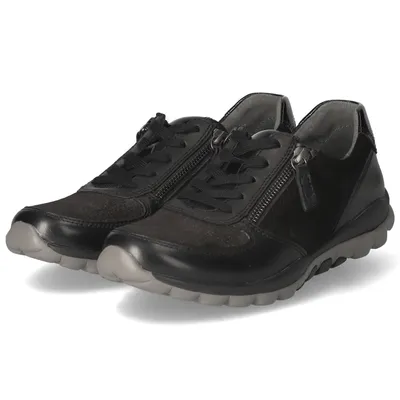Produktbild von Gabor Low Sneaker Damen Leder & Textil Schwarz Größe: 81/2