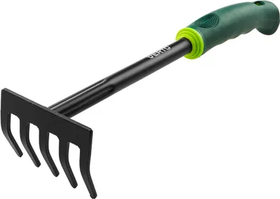 Produktbild von VERTO Garden Handrechen 340 mm Gartenharken (Gartenkrallen) Gummierter Griff mit ergonomischer Form