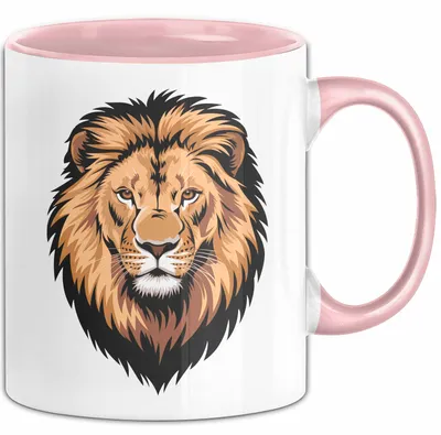 Produktbild von Löwe Sternzeichen Löwe Tasse Geschenk Lustige Geschenkidee Spruch (Rosa)